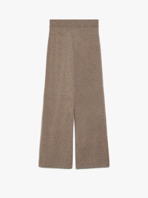 WEEKEND Max Mara TENNIS Wide-fit knit fabric trousers