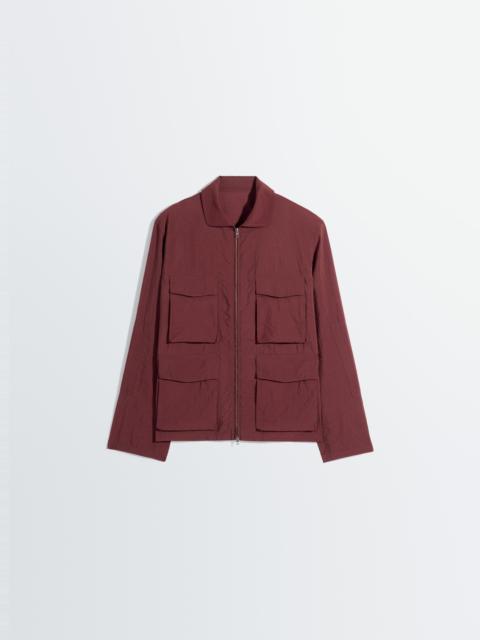 Lemaire 3D POCKET JACKET IN WASHED TECHNICAL COTTON