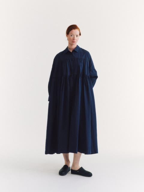 CASEY/CASEY SQUARE DRESS - TAFF SILK - NAVY