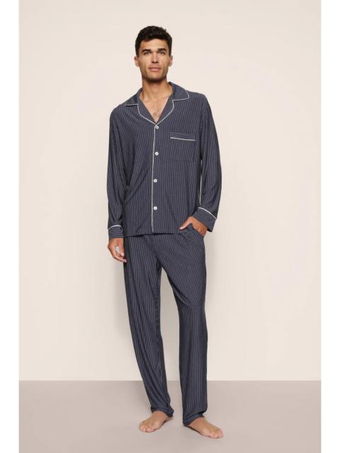 eberjey William Printed TENCEL™ Modal Long PJ Set