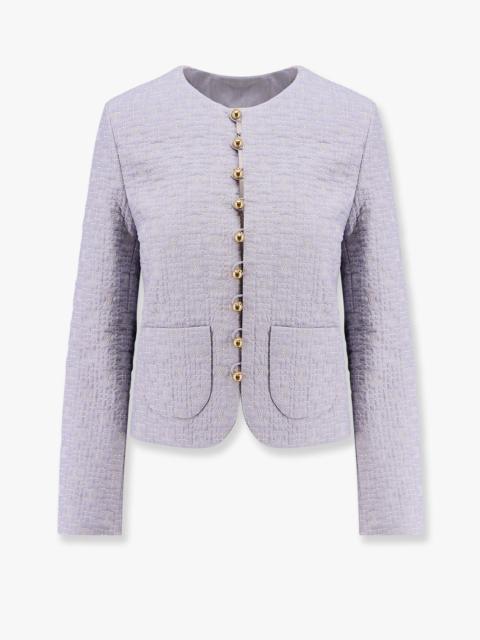 CELINE Quilted Cotton Blazer With Triomphe Motif