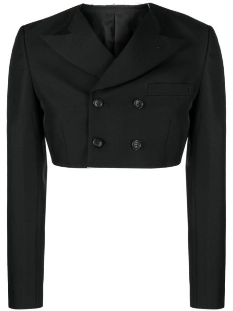 Comme des Garçons Homme Plus double-breasted cropped blazer
