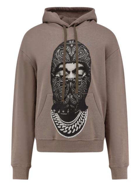 ih nom uh nit graphic-print hoodie