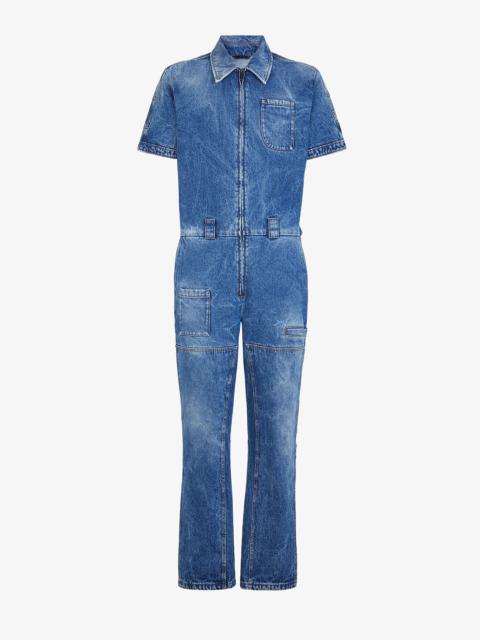 FENDI Blue denim jumpsuit