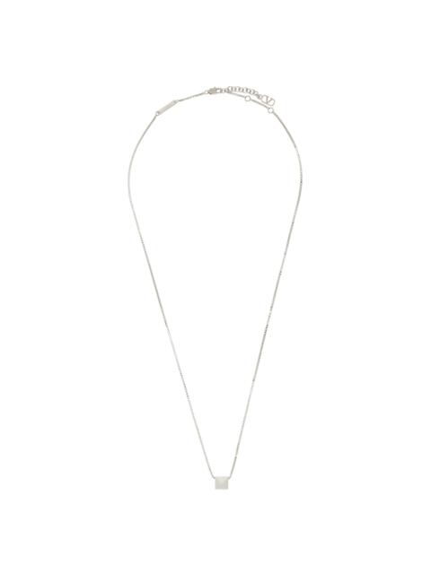 Valentino Silver Rockstud Necklace
