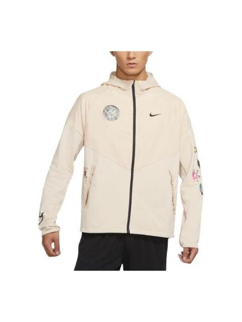 Nike 나이키 알파벳 만화 본 인쇄 Athleisure 캐주얼 스포츠 까마귀 재킷 황색 DO6975-206