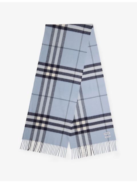 Burberry Check Cashmere Scarf
