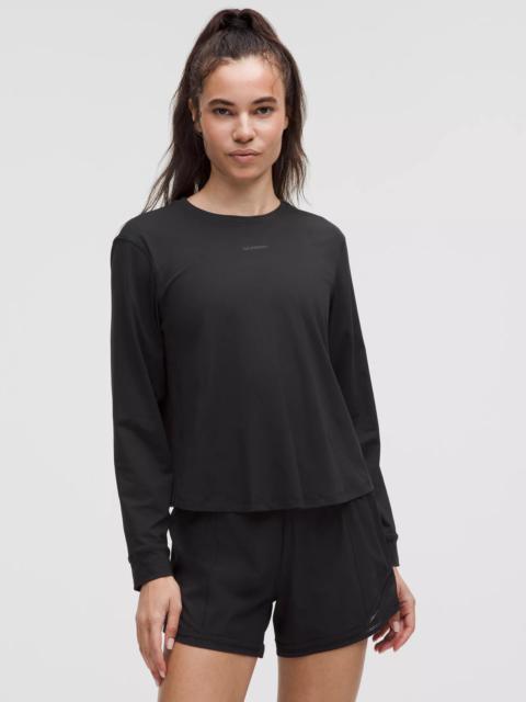 lululemon Pace Crush Cross-Back UV-Protective Graphic Long-Sleeve Shirt