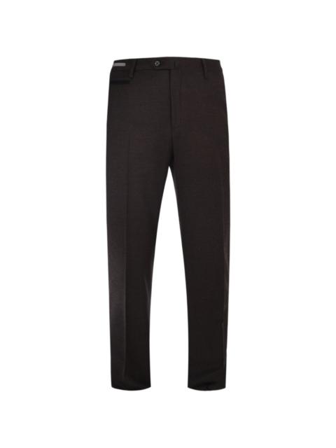 CORNELIANI button wool trousers
