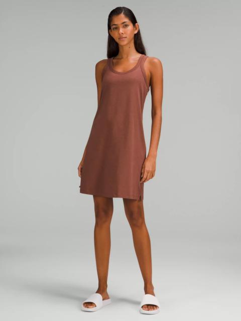 Classic-Fit Cotton-Blend Scoop Dress