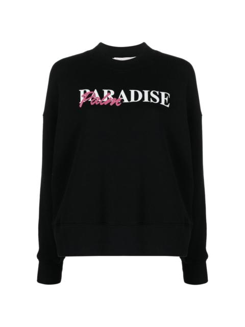 Paradise Palm print sweatshirt