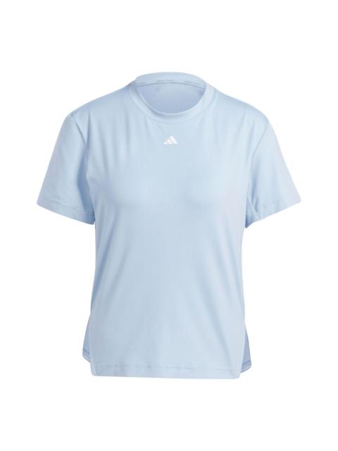 adidas (WMNS) adidas Versatile Tee 'Blue' IL1366