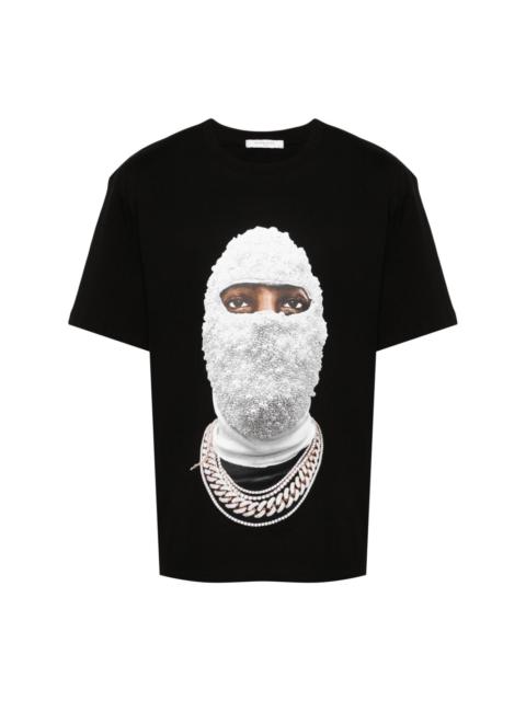 ih nom uh nit face-print cotton T-shirt