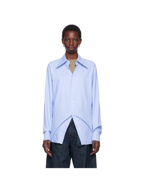 Maison Margiela Blue Oxford Shirt