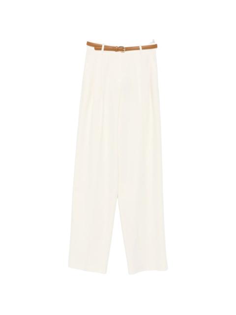 Max Mara Studio Max Mara Studio Adunco Pleated Pressed-crease Trousers
