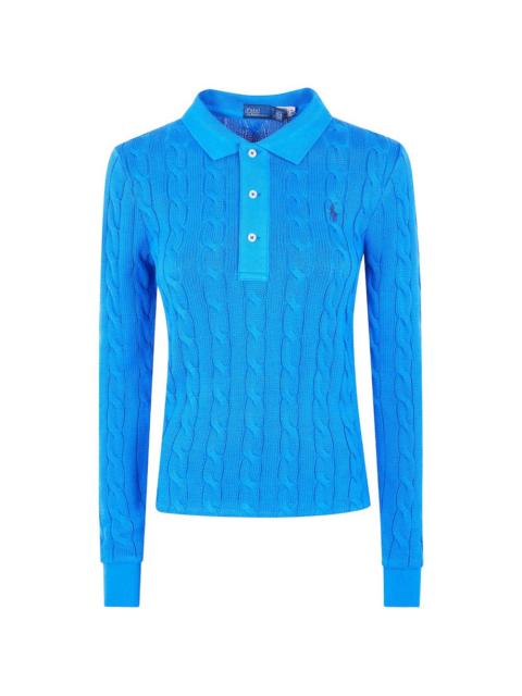Polo Ralph Lauren cable-knit polo shirt