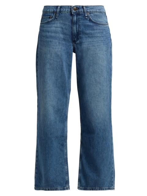 rag & bone Women's Cam Ankle Straight-Leg Jeans - River