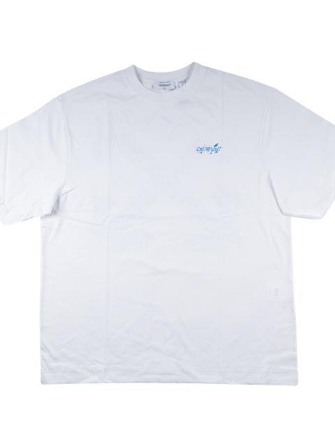 Off-White PAINT SPLATTER ARROW DIAG SKATE FIT TEE "White" 44OWOS26T064 100