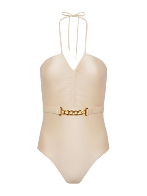 L'AGENCE Leila Halter One-Piece Swimsuit