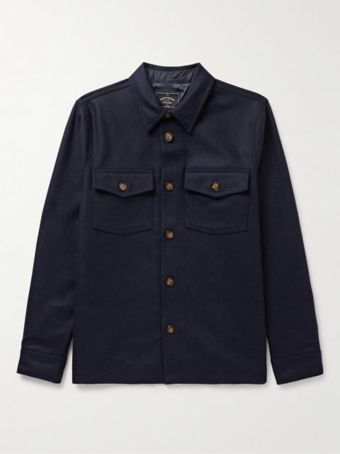 Portuguese Flannel Wool-Tweed Overshirt