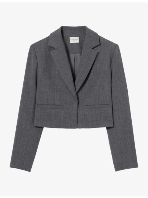 Claudie Pierlot Cropped Wool Jacket