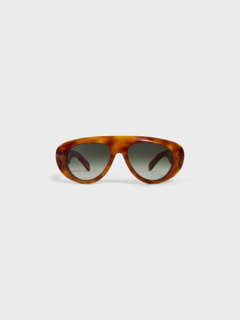 CELINE CL40340U Triomphe Stamp 01 sunglasses in Acetate