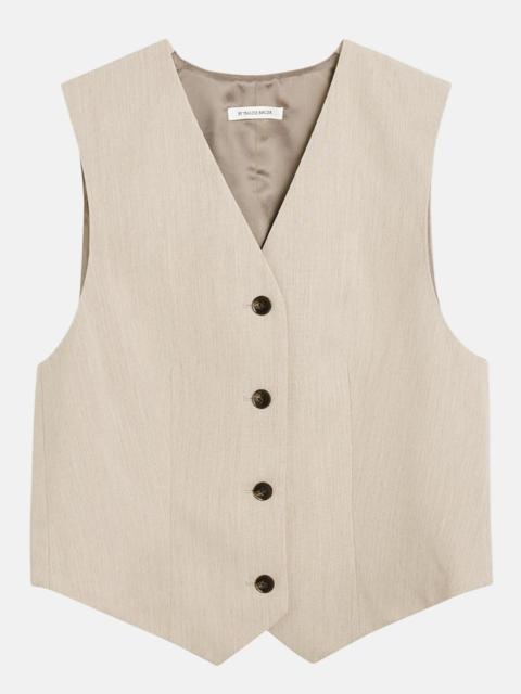 BY MALENE BIRGER Occa Woven Button-Down Vest