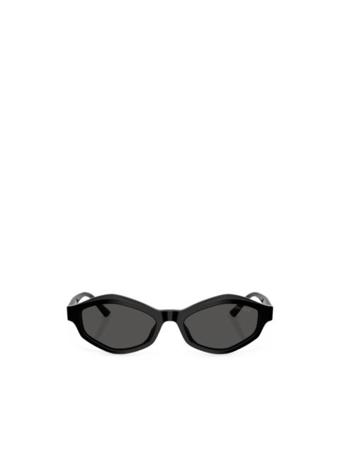 JIMMY CHOO geometric-frame tinted sunglasses