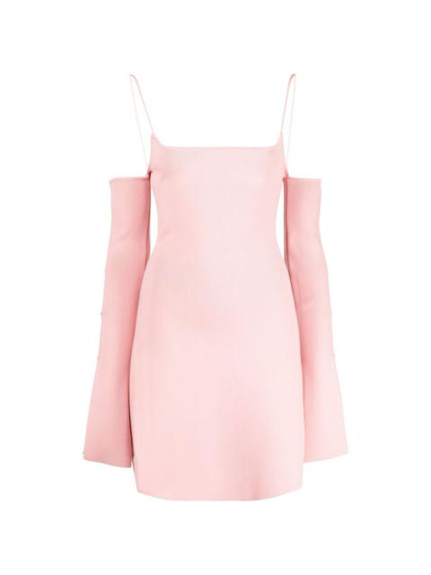 MACH & MACH crystal bow minidress