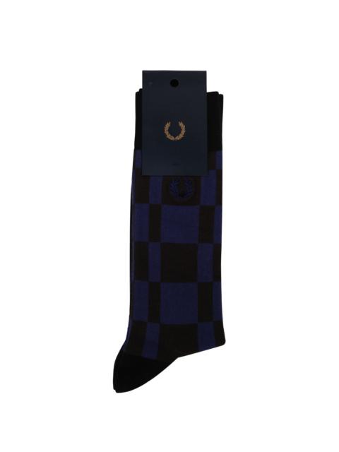 Fred Perry Men's Socks: FP Checkerboard