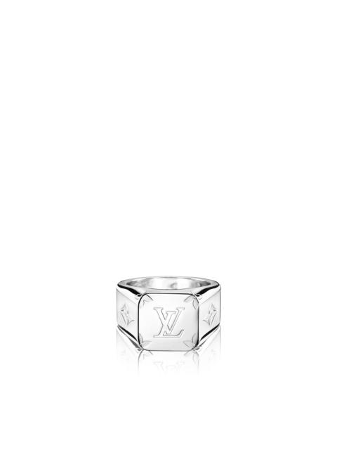 Louis Vuitton Monogram signet ring