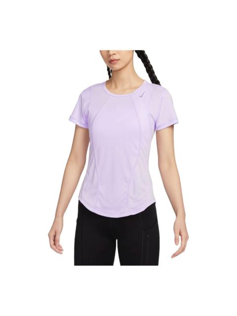 Nike (WMNS) Nike Fast Dri-FIT Running T-shirt Asia Sizing 'Purple' FN2519-512