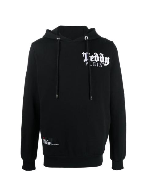PHILIPP PLEIN embroidered teddy-print hoodie