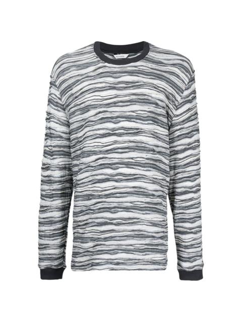 graphic-print long-sleeve T-shirt