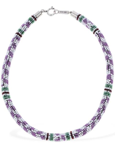 Betsy beaded collar necklace