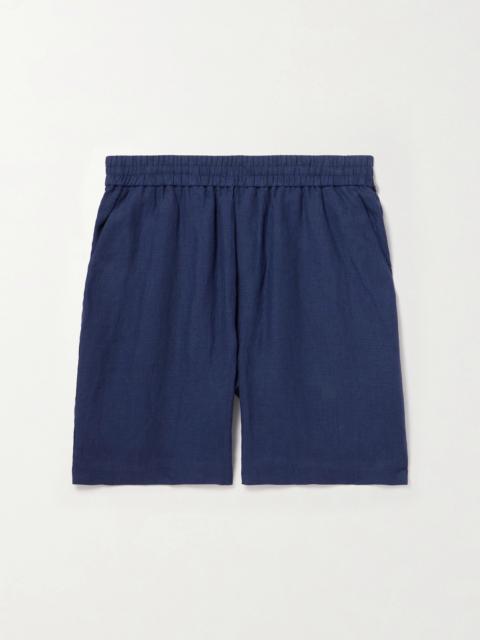 Sunspel Straight-Leg Linen Shorts