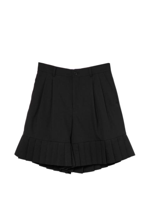 Noir Kei Ninomiya pleated shorts