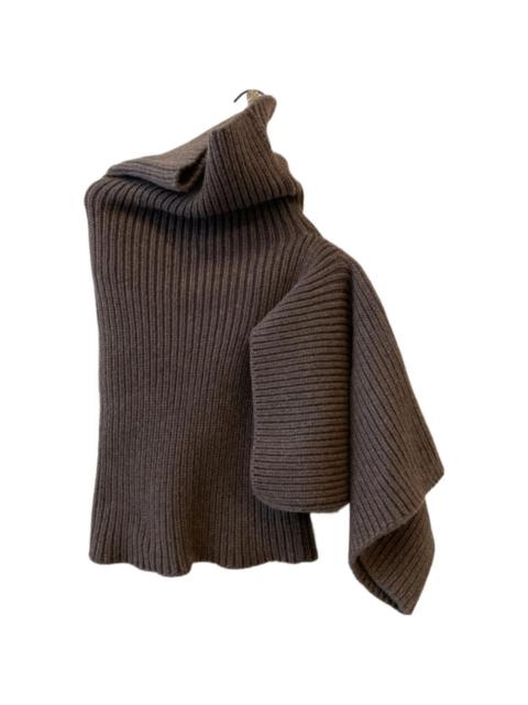 Rick Owens turtleneck ribbed knit top