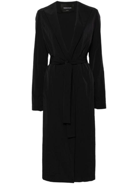 FABIANA FILIPPI open-front crinkled parka coat