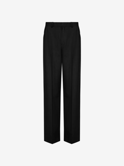 STRETCH GABARDINE TROUSERS