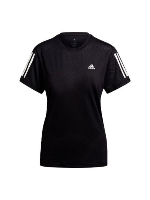 adidas (WMNS) adidas Own the Run Cooler T-Shirt 'Black' H59273