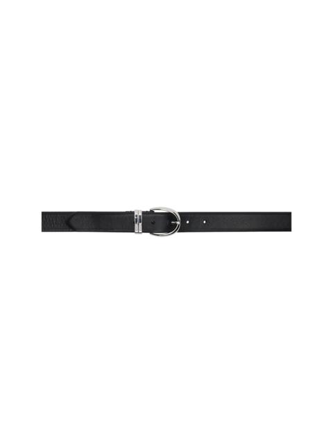 The Frankie Shop Black Ora Leather Belt