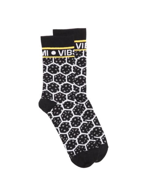 HENRIK VIBSKOV VIBS SALAMI SOCKS - BLACK SALAMI