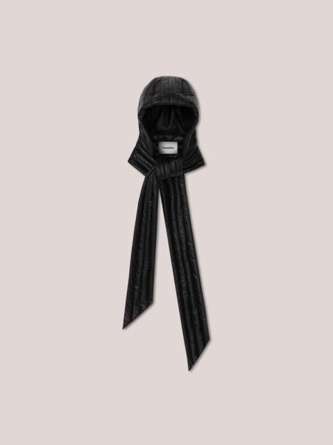 Nanushka HILL - Hoodie with scarf - Black