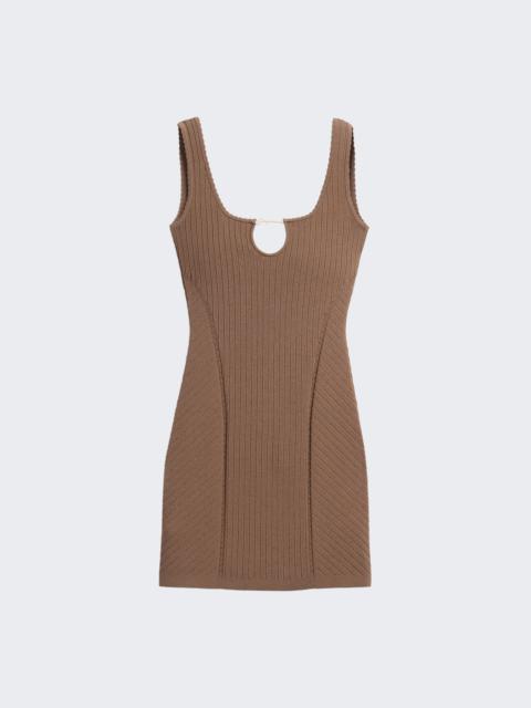 JACQUEMUS Sierra Mini Dress Beige