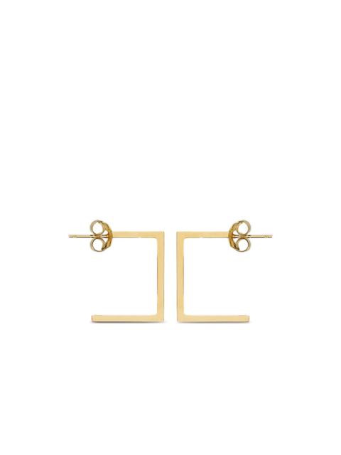ELISABETTA FRANCHI square-frame earrings