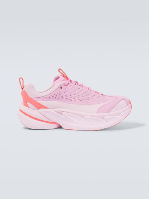 HOKA Elevon X leather and mesh sneakers