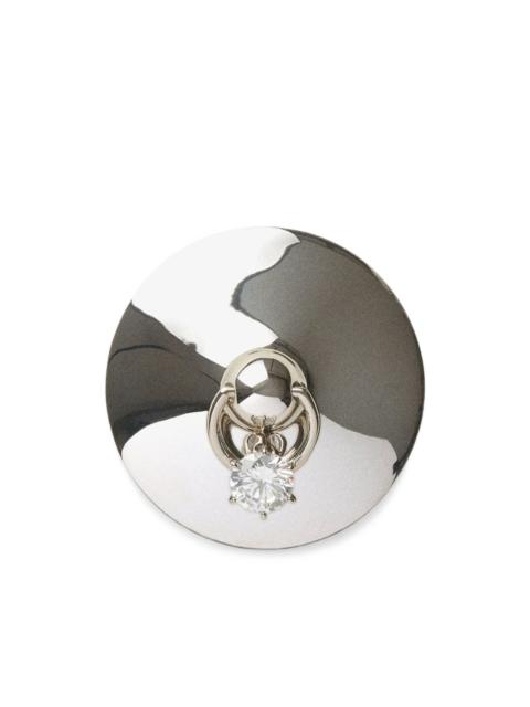 PANCONESI Lamina Diamanti crystal brooch