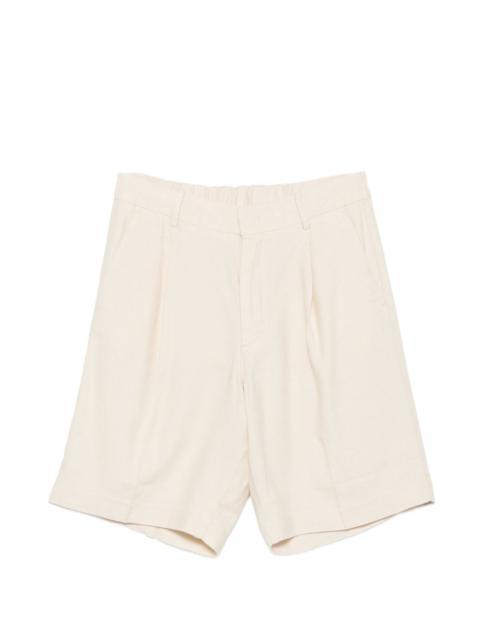 NN07 pleated-waistband shorts