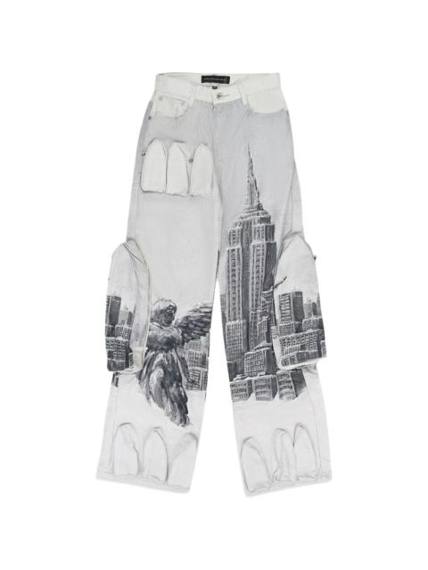 WHO DECIDES WAR angel over the city jeans